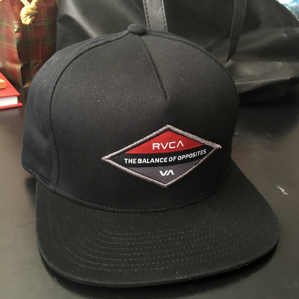 *Sold on Mercari* RVCA Black & Red Hat